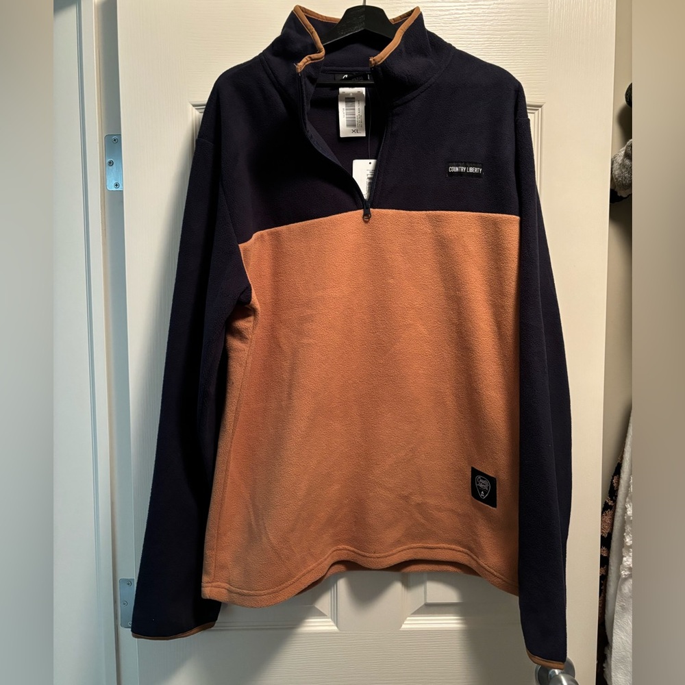 Country Liberty 1/4 Zip Fleece Pullover